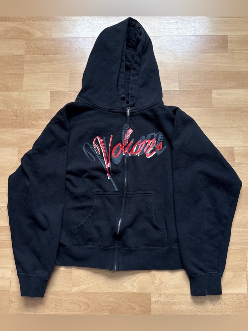 Volcom Y2K Women’s Full Zip Graphic Hoodie Size XL